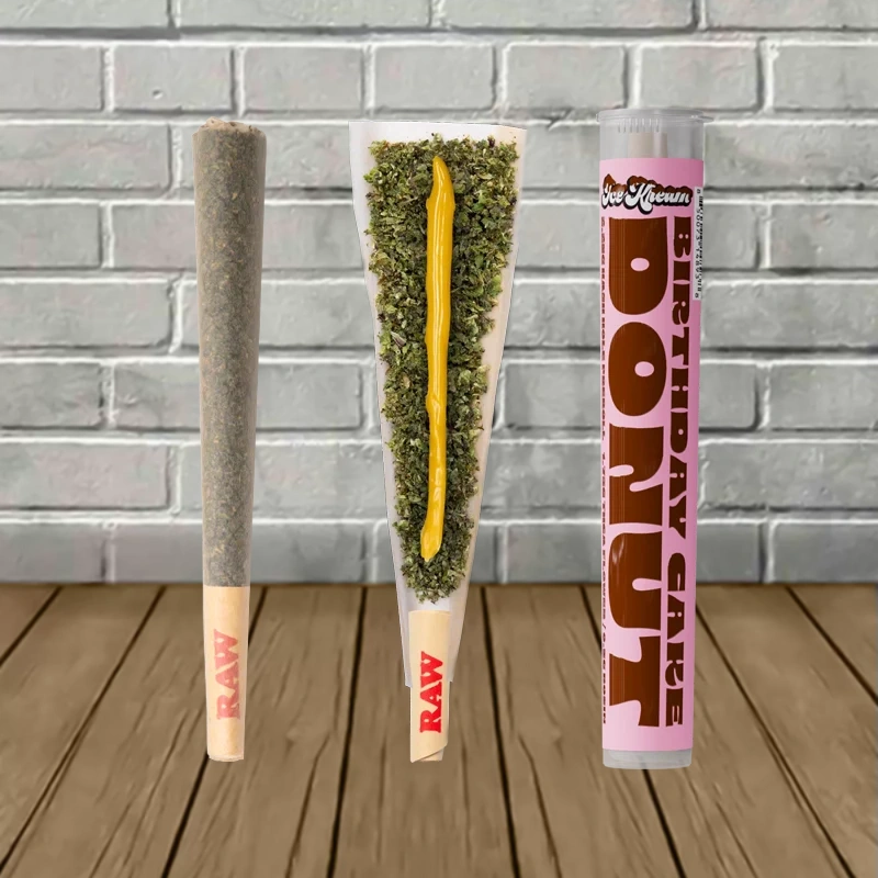 Ice Kream Donuts THCa Hash Hole Preroll 2.25g - Image 3