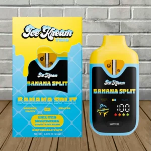 Alternative view of Ice Kream Zlushie THCa Melted Diamonds Trio Vape 3.5g