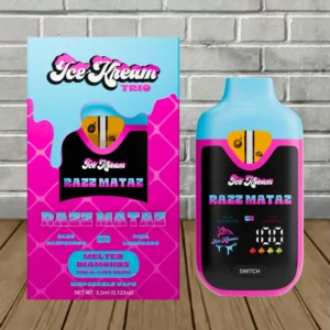 Ice Kream Zlushie THCa Melted Diamonds Trio Vape 3.5g - Image 7