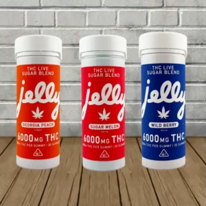 Jelly THCa Live Sugar Blend Gummies 6000mg — 30ct