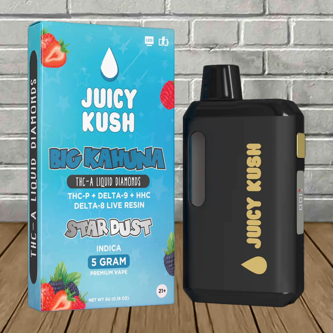 Juicy Kush Big Kahuna THCa Liquid Diamonds Disposable 5g - Image 2