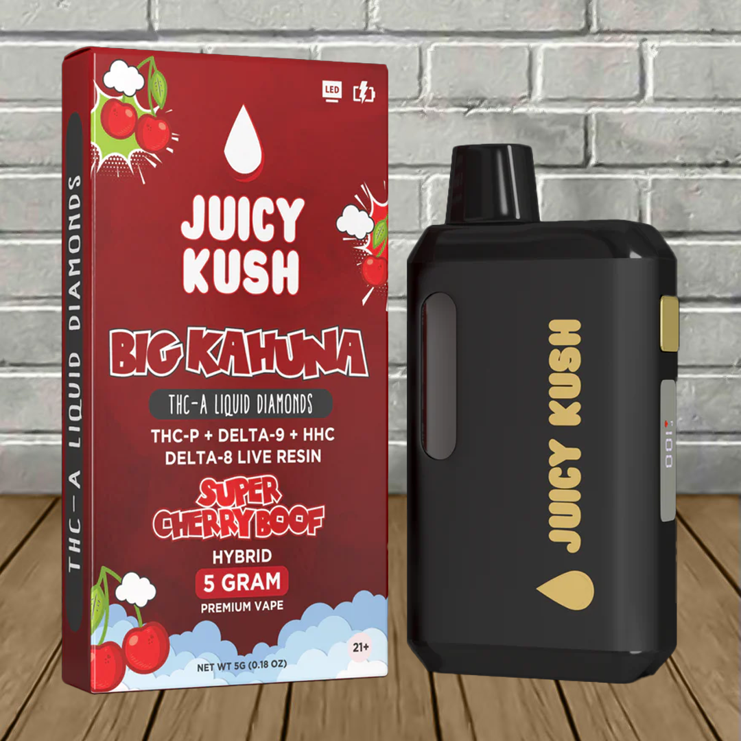 Juicy Kush Big Kahuna THCa Liquid Diamonds Disposable 5g - Image 6