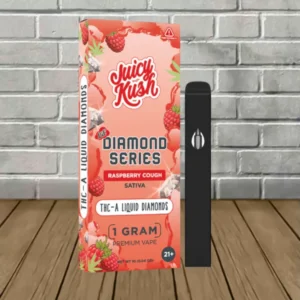 Juicy Kush Diamond Series THCA + D8 1g Disposable - Image 8