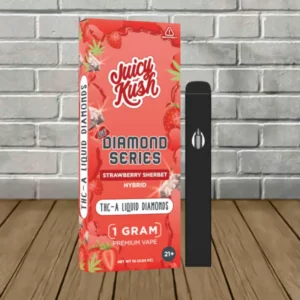 Juicy Kush Diamond Series THCA + D8 1g Disposable - Image 10