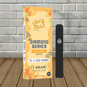 Juicy Kush Diamond Series THCA + D8 1g Disposable - Image 6