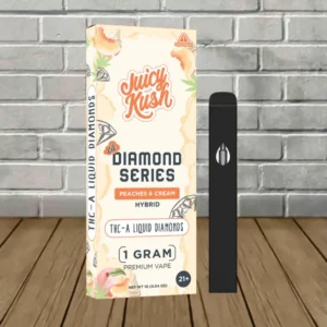 Juicy Kush Diamond Series THCA + D8 1g Disposable - Image 5