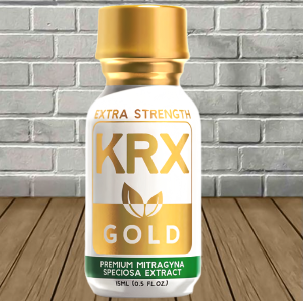 KRX Gold Extra Strength Kratom Extract Shot 15ml — DISCONTINUED