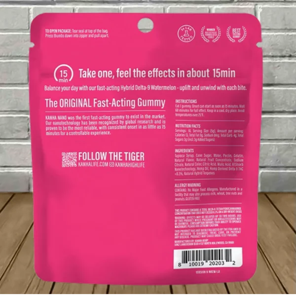 Kanha Nano Infused Delta 9 THC Gummies 150mg - Image 7