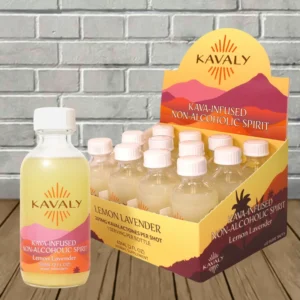 Kavaly Kava-Infused Non-Alcoholic Spirit Lemon Lavender 2oz - Image 3