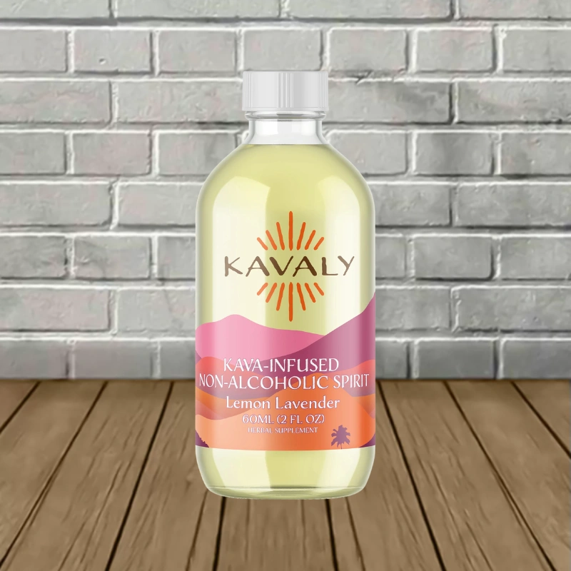Kavaly Kava-Infused Non-Alcoholic Spirit Lemon Lavender 2oz