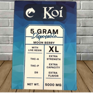 Alternative view of Koi Live Resin THCa + THCP + D9 Disposable 5g