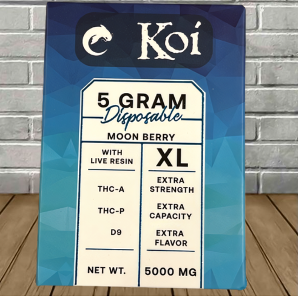 Koi Live Resin THCa + THCP + D9 Disposable 5g - Image 2