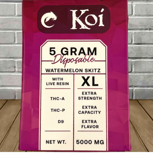 Koi Live Resin THCa + THCP + D9 Disposable 5g - Image 3