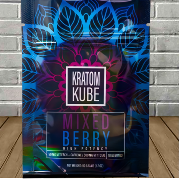 Kratom Kube High-Potency Kratom Extract Gummies 10ct - Image 2