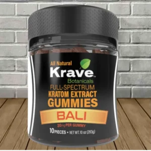 Alternative view of Krave Botanicals Full Spectrum Kratom Extract Gummies 200mg