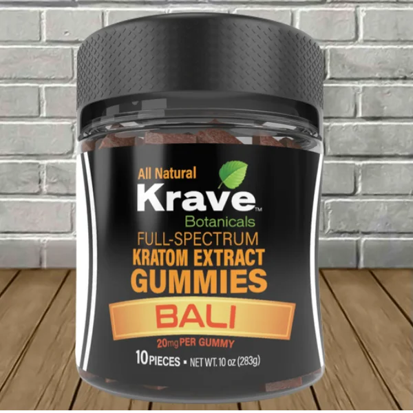 Krave Botanicals Full Spectrum Kratom Extract Gummies 200mg - Image 2