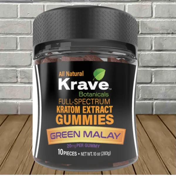 Krave Botanicals Full Spectrum Kratom Extract Gummies 200mg - Image 7