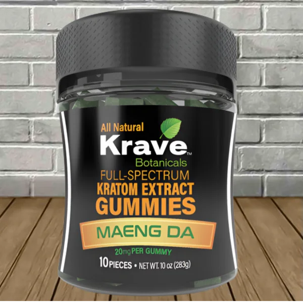 Krave Botanicals Full Spectrum Kratom Extract Gummies 200mg - Image 5