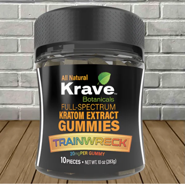 Krave Botanicals Full Spectrum Kratom Extract Gummies 200mg - Image 4