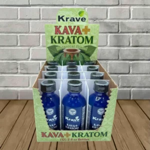 Krave Botanicals Kava + Kratom Liquid Extract Shot 2oz - Image 3