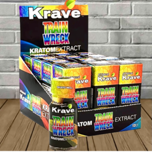 Alternative view of Krave Botanicals Trainwreck Kratom Extract Shot