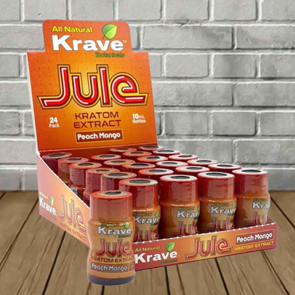Krave Botanicals Jule Kratom Extract Shot Case 24ct
