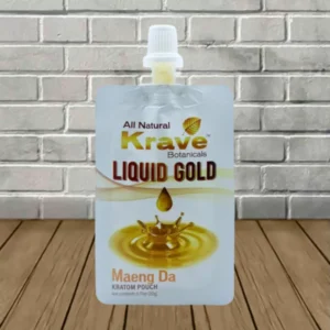 Alternative view of Krave Botanicals Liquid Gold Kratom Extract Pouch 20g