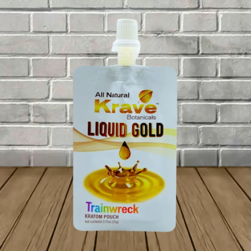 Krave Botanicals Liquid Gold Kratom Extract Pouch 20g - Image 4