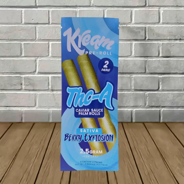 Kream Caviar Sauce Palm Leaf THCa Pre-rolls 5g - Image 2
