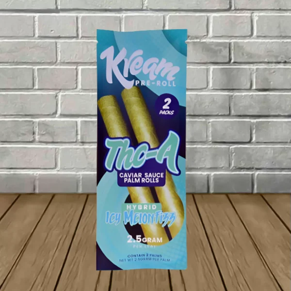 Kream Caviar Sauce Palm Leaf THCa Pre-rolls 5g - Image 4