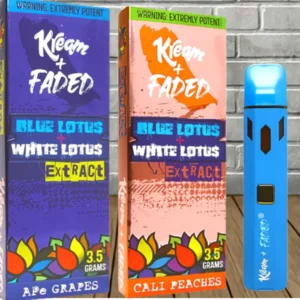 Kream + Faded Blue Lotus + White Lotus Extract Disposable 3.5g — DISCONTINUED