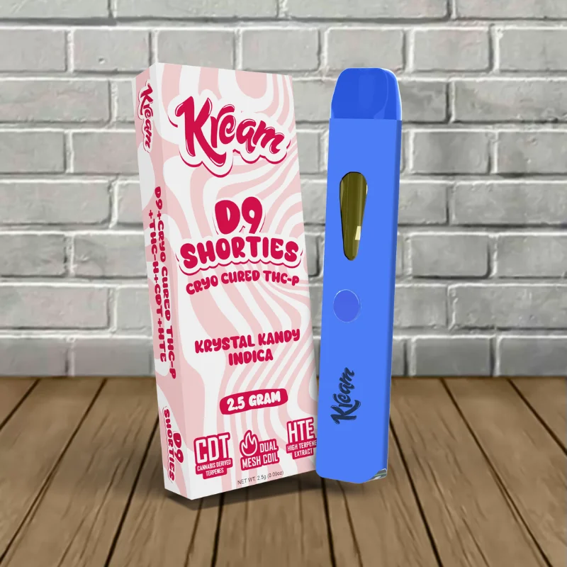 Kream D9 Shorties Cryo Cured THC-P Disposable Vape 2.5g - Image 6