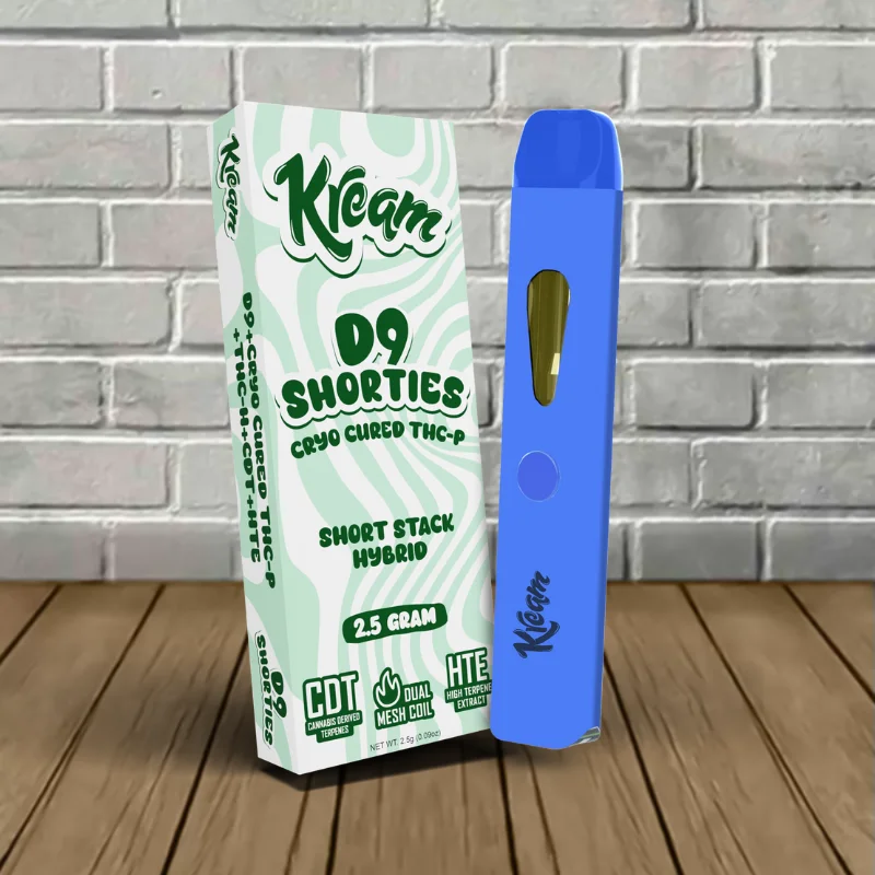 Kream D9 Shorties Cryo Cured THC-P Disposable Vape 2.5g - Image 7