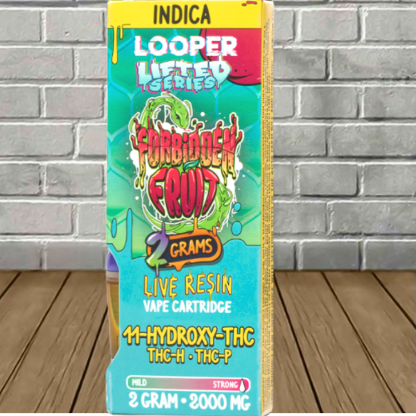 Looper Live Resin Lifted Series Blend Vape Cartridge 2g - Image 4