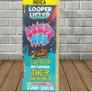 Looper Live Resin Lifted Series Blend Vape Cartridge 2g - Image 5