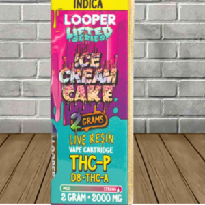 Looper Live Resin Lifted Series Blend Vape Cartridge 2g - Image 6