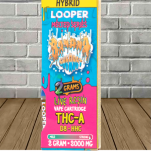Looper Live Resin Melted Series Blend Vape Cartridge 2g - Image 3