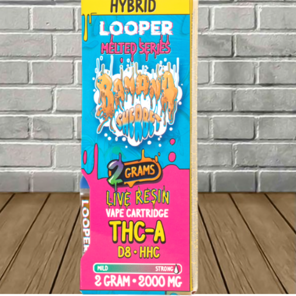 Looper Live Resin Melted Series Blend Vape Cartridge 2g - Image 3