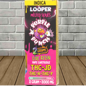 Looper Live Resin Melted Series Blend Vape Cartridge 2g - Image 4