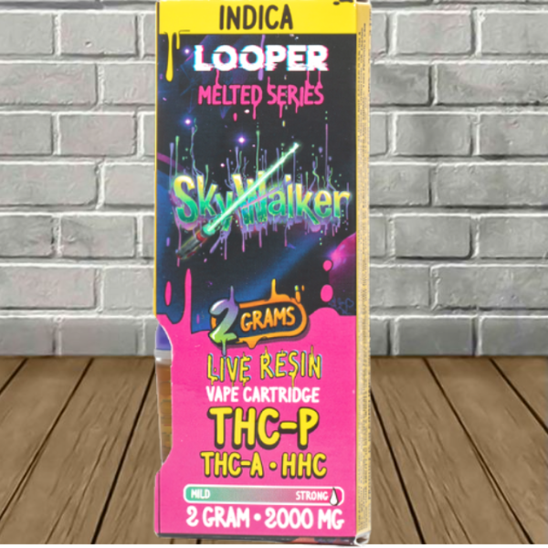 Looper Live Resin Melted Series Blend Vape Cartridge 2g - Image 7