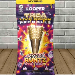 Alternative view of Looper Live Rosin THCa Pre-Rolls 2pk