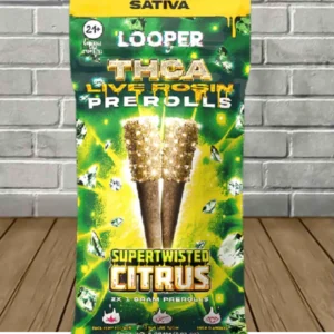 Looper Live Rosin THCa Pre-Rolls 2pk - Image 4