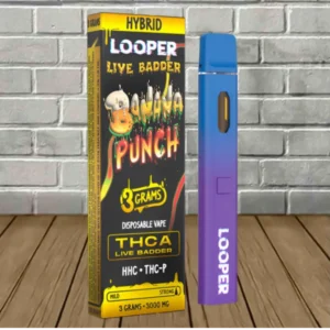 Alternative view of Looper THCa Live Badder Disposable 3g