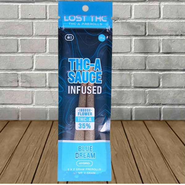Lost THC 35% THCa Sauce Infused Pre-Rolls 4g - Image 3
