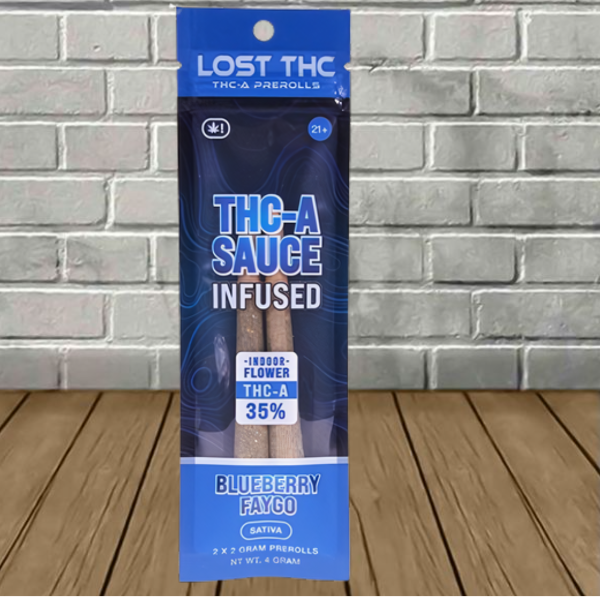 Lost THC 35% THCa Sauce Infused Pre-Rolls 4g - Image 4