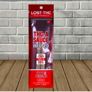 Lost THC 35% THCa Sauce Infused Pre-Rolls 4g - Image 6