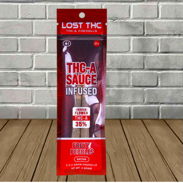 Lost THC 35% THCa Sauce Infused Pre-Rolls 4g - Image 6