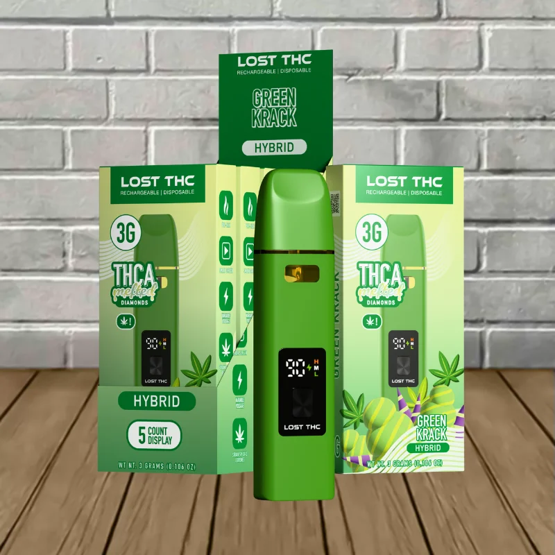 Lost THC V4 3g THCA Disposable Vape - Image 4