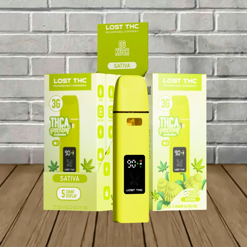 Lost THC V4 3g THCA Disposable Vape - Image 5