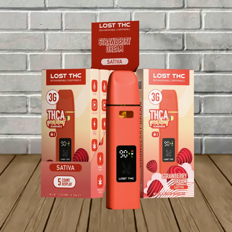 Lost THC V4 3g THCA Disposable Vape - Image 6